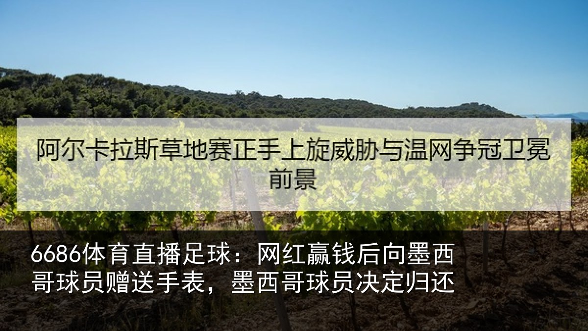 6686体育直播足球:网红赢钱后向墨西哥球员赠送手表,墨西哥球员决定归还